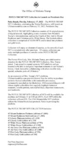 Read more about the article Official POTUS TRUMP NFT Collection // Launching Presidents Day