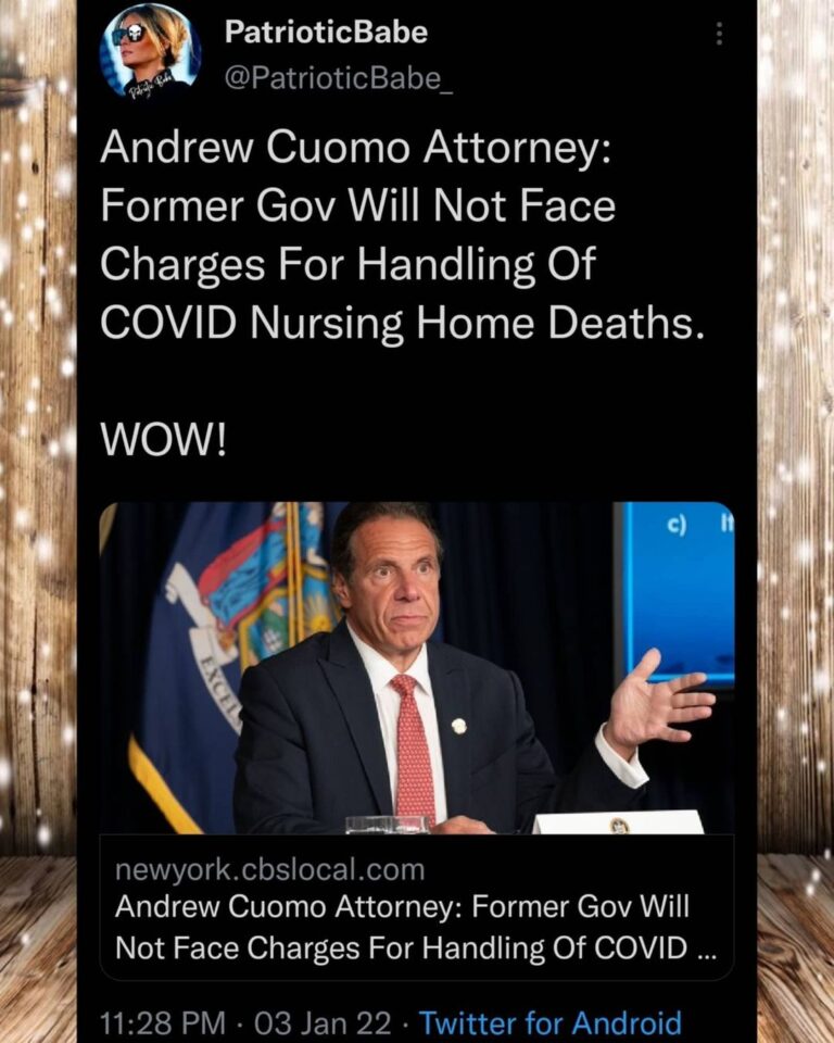 Read more about the article Andrew Cuomo Attorney: Former Gov Will Not Face Charges For Handling Of COVID Nursing Home Deaths. wow!