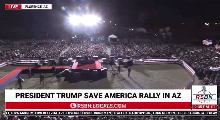 Read more about the article We aren’t gonna take it anymore – PRESIDENT TRUMP SAVE AMERICA RALLY IN AZ