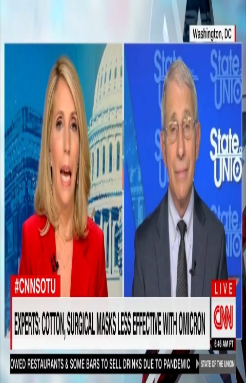 Read more about the article CNN’s DANA BASH: “How should vaccinated and boosted people behave? Can they go into a restaurant, eat safely indoors right now?”