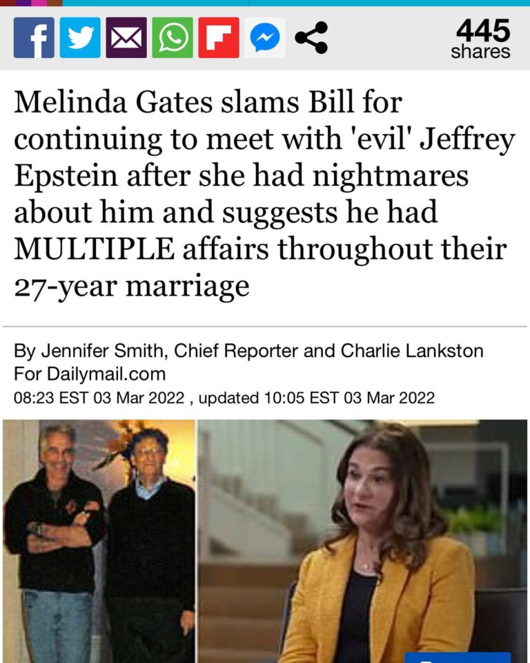 Read more about the article Melinda Gates slams Bill for continuing to meet with ‘evil’ Jeffrey Epstein after she had nightmares about him and suggests he had MULTIPLE affairs throughout their 27-year marriage