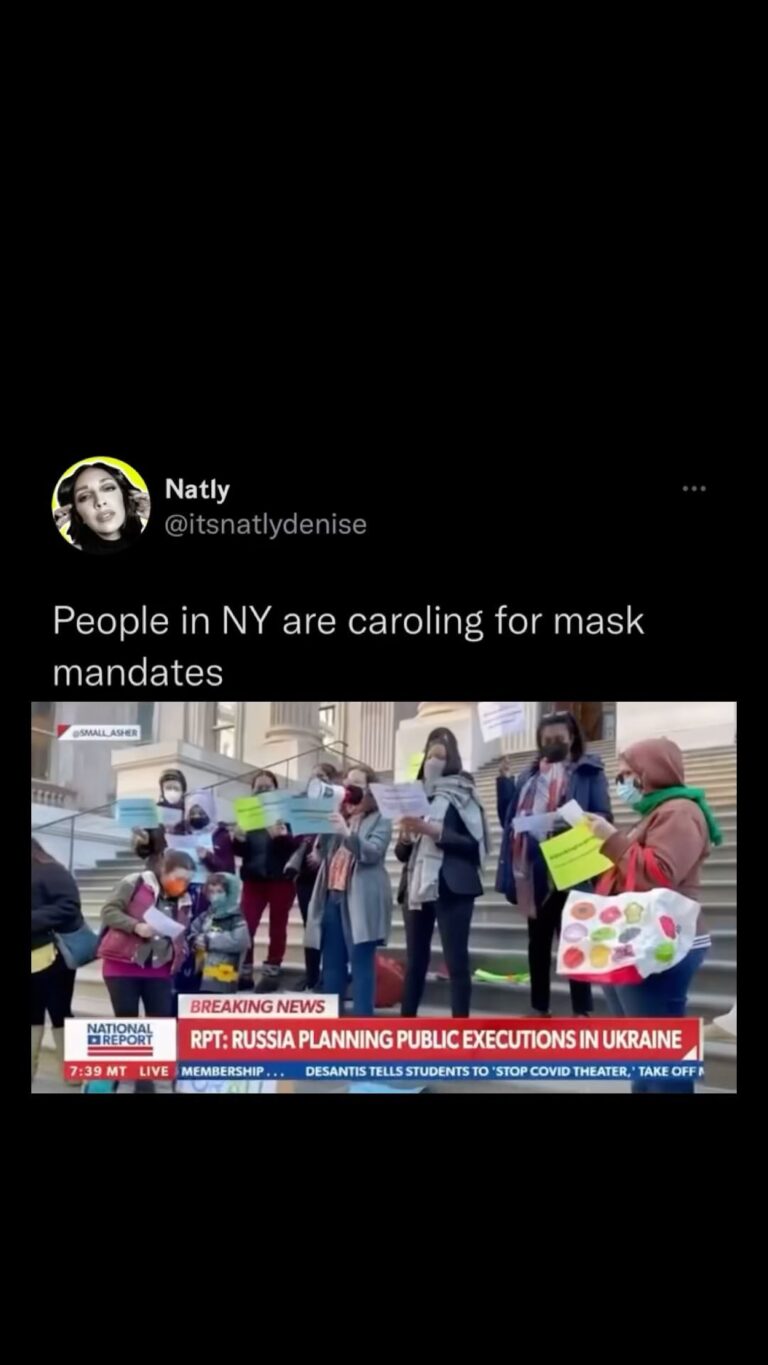Read more about the article People in NY are caroling for mask mandates