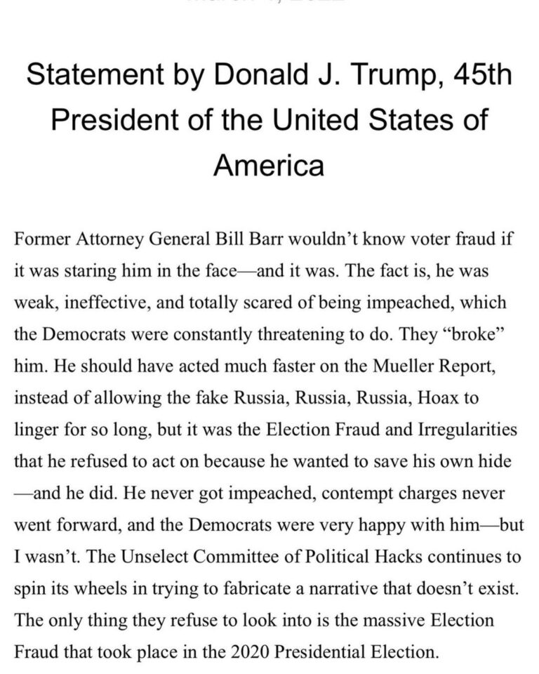 Read more about the article Get the fuggg in here Trump going at Barr