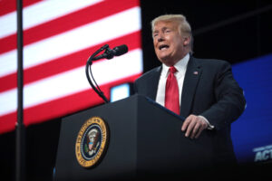 Read more about the article Trump rebukes YouTube for removing Full Send Podcast