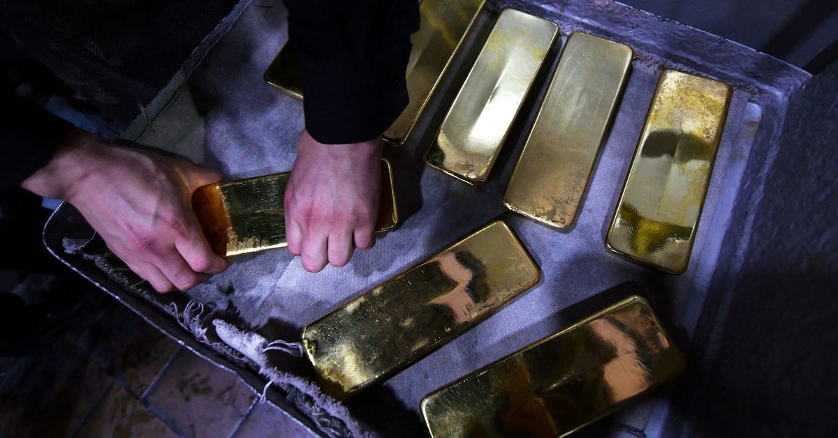 You are currently viewing “The Russian central bank said it will suspend the buying of gold from banks fro