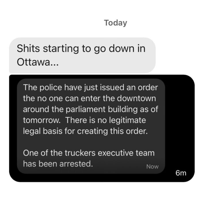 Read more about the article Shits starting to go down in Ottawa..