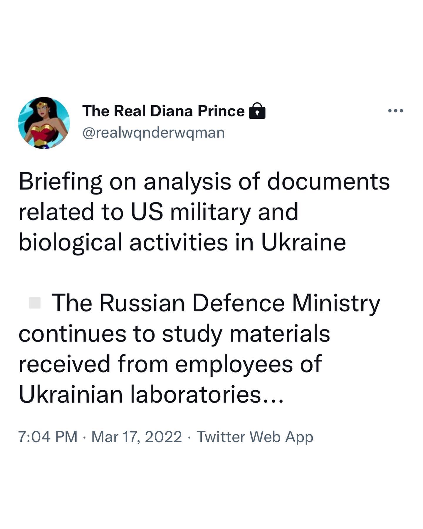 You are currently viewing Briefing on analysis of documents related to US military and biological activities in Ukraine The Russian Defence Ministry continues to study materials received from employees of Ukrainian laboratories…