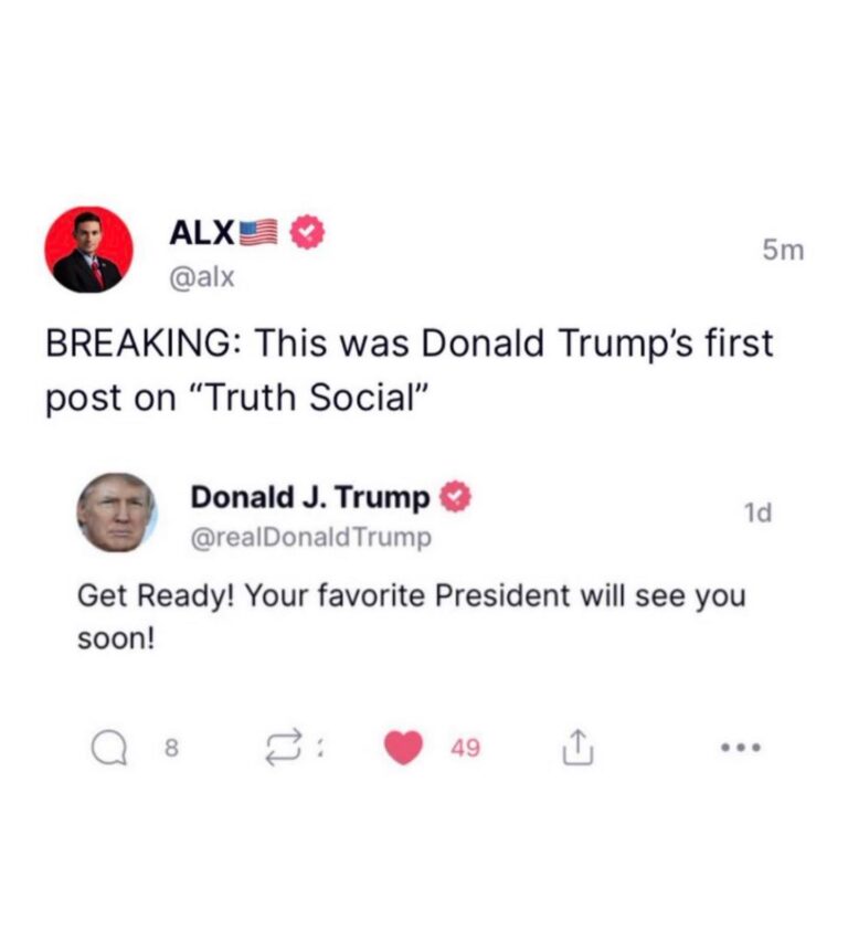 Read more about the article BREAKING: This was Donald Trump’s first post on “Truth Social” – Get Ready! Your favorite President will see you soon!