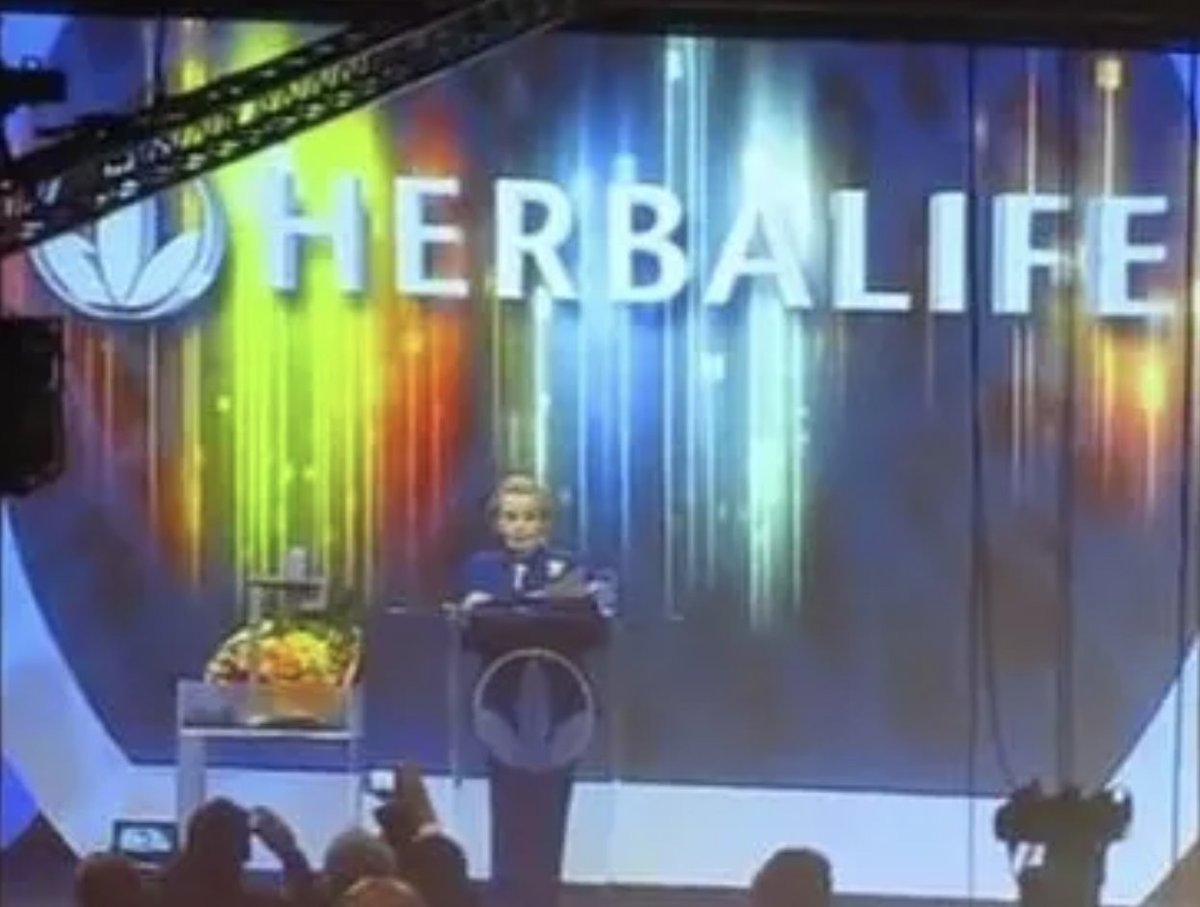 You are currently viewing Madeleine Albright was a brand rep for pyramid-scheme Herbalife. 

No I am not k