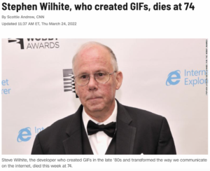 Read more about the article Stephen Wilhite, inventor of GIFs, dead at 74