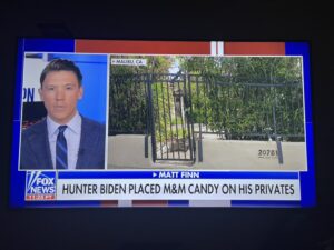 Read more about the article BREAKING REPORT: Apparently Hunter Biden places M&M’s on his privates.. -Fox New