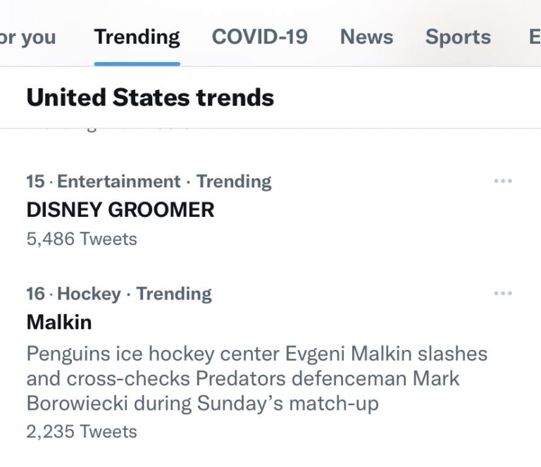 Read more about the article BREAKING: Disney Groomer is now trending nationwide after Twitter locked out Human Events senior editor Jack Posobiec for calling Disney groomers