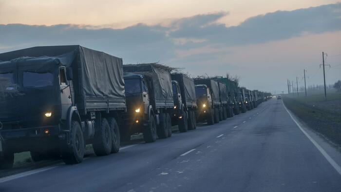Read more about the article 8-Mile Long Russian Convoy Signals Huge Assault Readied To Take Donbas: Pentagon