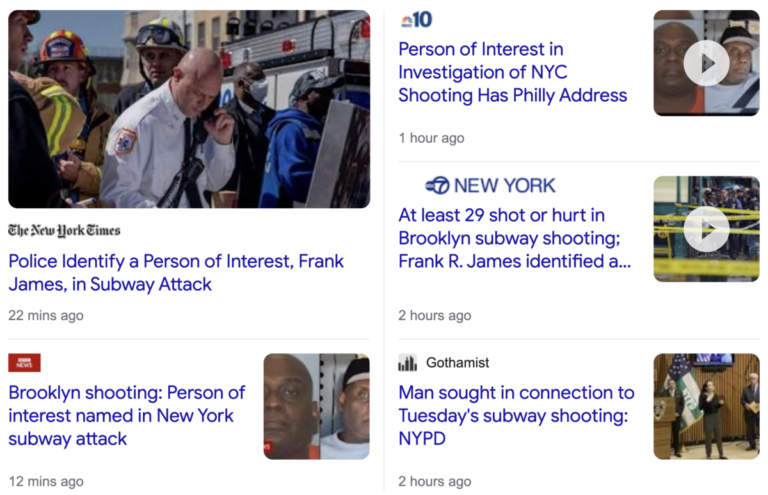 Read more about the article Frank R. James blamed for 36th Street Station subway shooting in New York, April 12, 2022