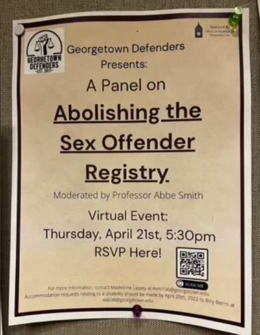 Read more about the article A Panel on Abolishing the Sex Offender Registry_ – Remind me why we’re not allowed to call them groomers?