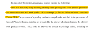 Read more about the article Hillary For America now intervenes in the Michael Sussmann case-

Says the Perki