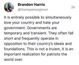 Read more about the article Take note, take heart, and take action!!!
We need patriots to be there at the po