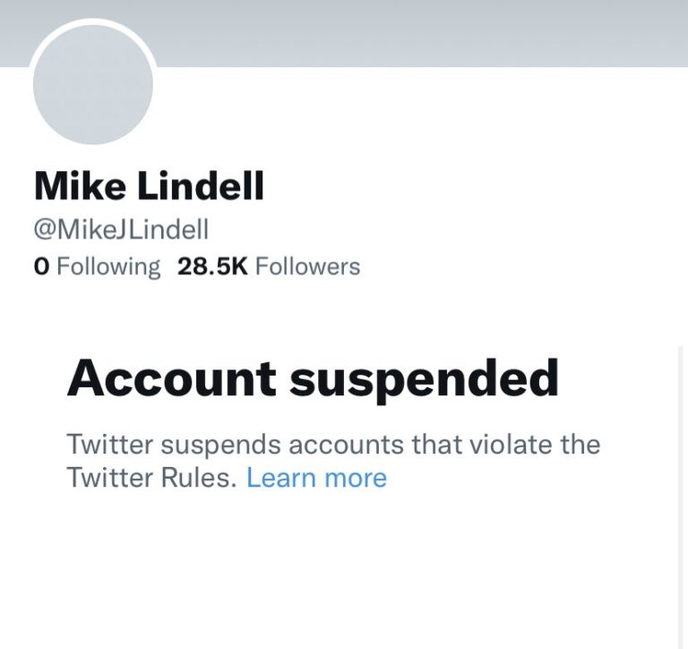 Read more about the article BREAKING: Twitter has suspended @MikeJLindell after just 2 hours! 

Stand up to