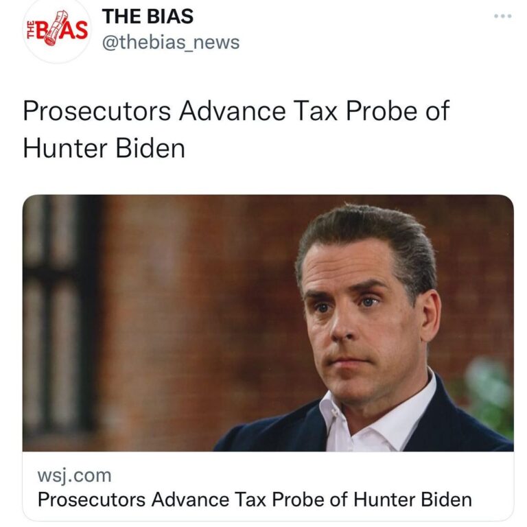 Read more about the article Prosecutors Advance Tax Probe of Hunter Biden