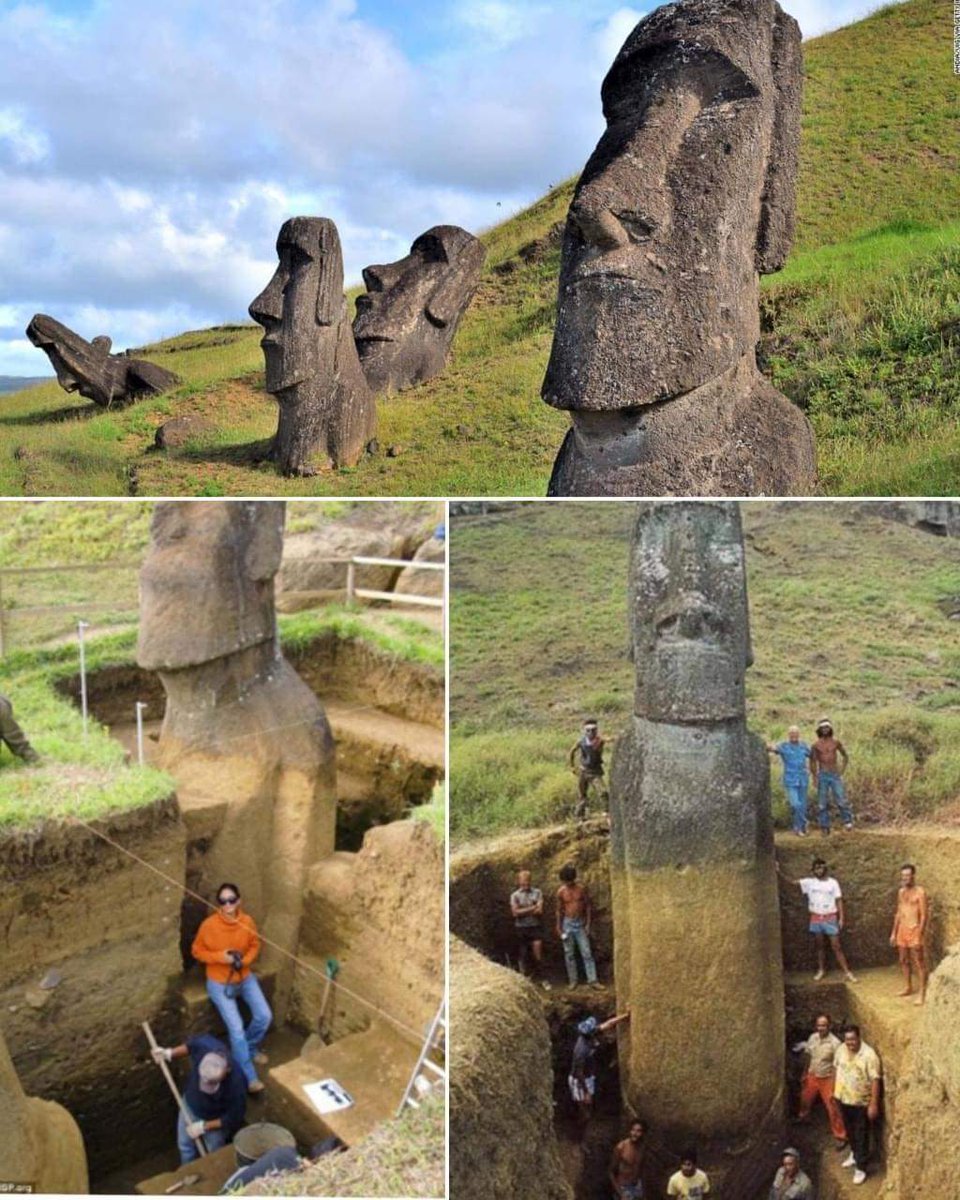 Easter Island's monumental stone heads are well-known, but there&a...