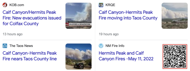 Read more about the article Hermits Peak Fire & Calf Canyon Fires and the start 201-days before the New Mexico Governor’s birthday, April 6, 2022