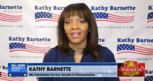 Read more about the article Senate Candidate Kathy Barnette Responds to Critics and Detractors – Steve Bannon’s War Room: Pandemic