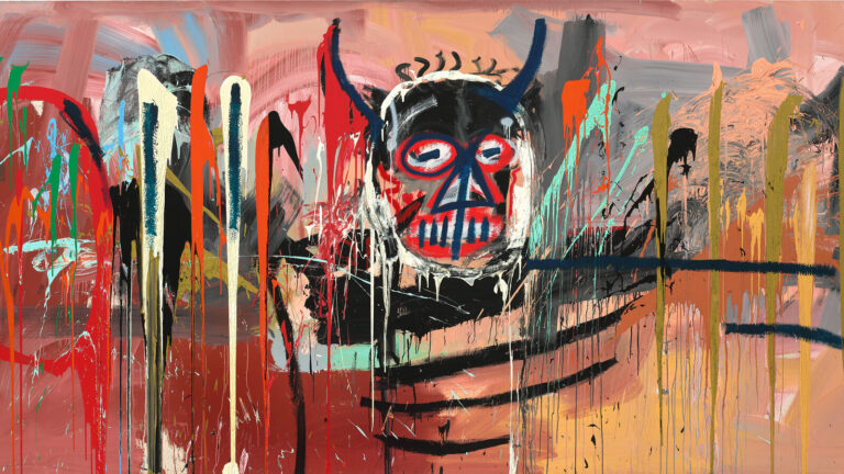 Read more about the article A 1982 painting of a horned devil by Jean-Michel Basquiat sold for $85 million a