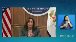 Read more about the article What are they hiding? White House abruptly cuts feed to Kamala Harris event feat