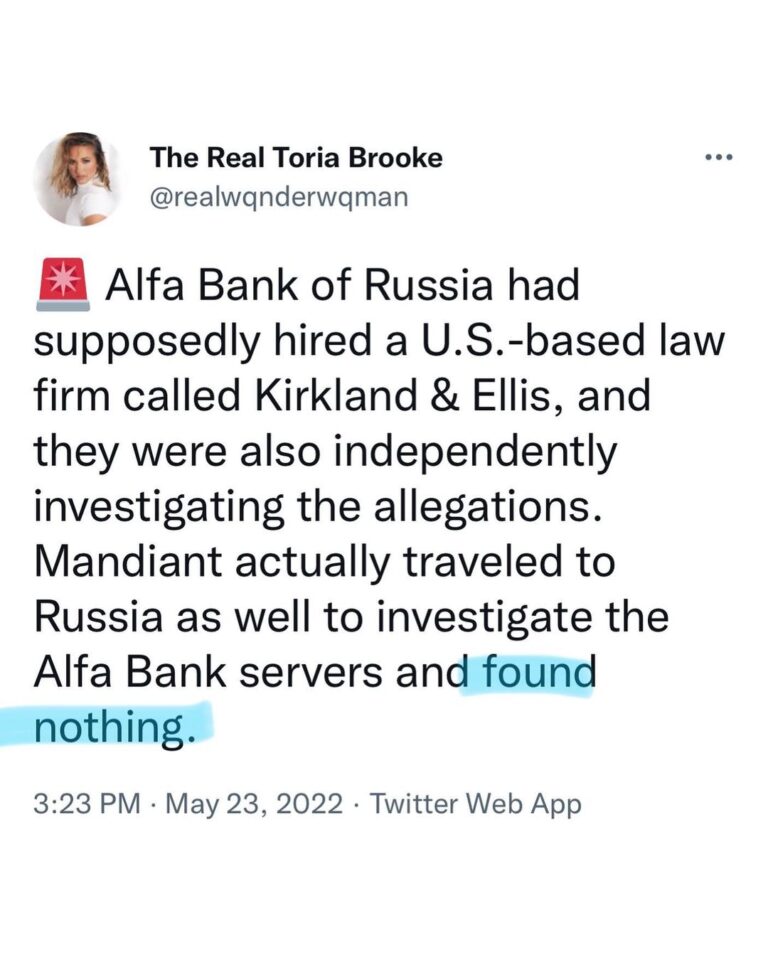 Read more about the article Alfa Bank of Russia had supposedly hired a U.S.-based law firm called Kirkland & Ellis, and they were also independently investigating the allegations. Mandiant actually traveled to Russia as well to investigate the Alfa Bank servers and found nothing.