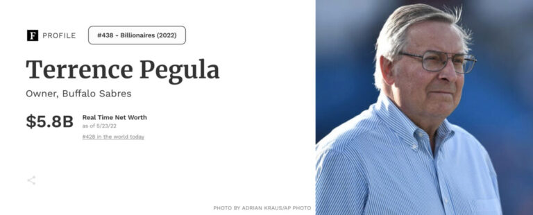 Read more about the article Terrence Pegula, the owner of the Buffalo Bills, in light of the May 14, 2022 TOPS shooting