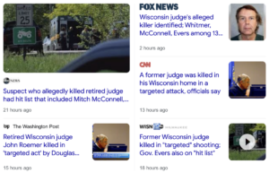 Read more about the article Juneau County’s Judge John Roemer killed by Douglas K. Uhde, June 3, 2022