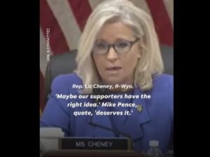 Read more about the article Trump Confirms Dirtbag Liz Cheney Lied During Testimony — “I NEVER said or even thought of saying, ‘Hang Mike Pence’ “