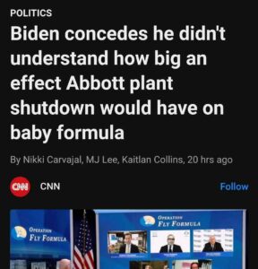 Read more about the article When fake news cnn reports the truth on bidens continuos failures you knQw
 ITS