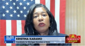Read more about the article MI SOS Candidate Kristina Karamo On Fighting The Legacy Media And Election Corruption – Steve Bannon’s War Room: Pandemic