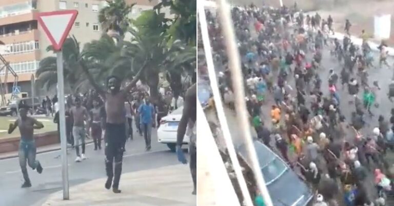 Read more about the article Thousands of Violent Migrants Swarm Spanish Enclave in Africa