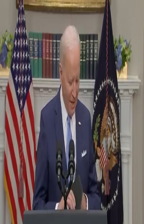 Read more about the article BIDEN: It would be “inappropriate” to take questions.