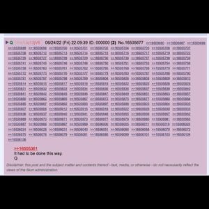 Read more about the article It had to be done this way.
Q

(another confirmed drop)