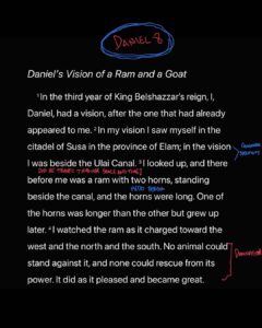 Read more about the article Daniel 8 is a doozy