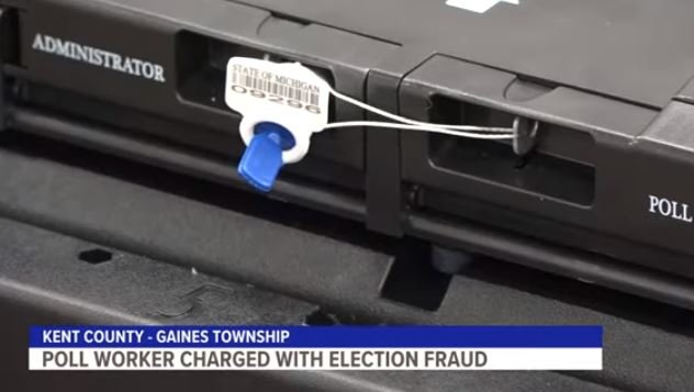 Read more about the article Michigan Election Worker Charged for Inserting Thumb Drive into Voting Machine During August Primary (VIDEO)