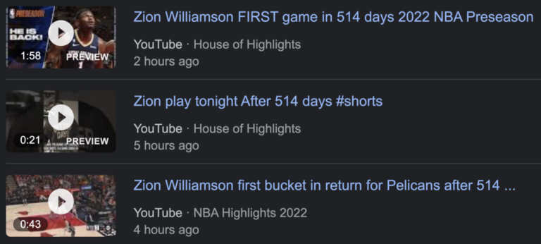 Read more about the article Zion Williamson plays in his first NBA game in 514 days, on Yom Kippur,