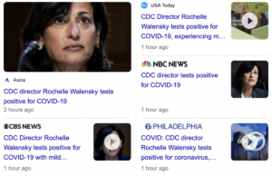 Read more about the article Rochelle Walensky, CDC director, tests positive for Covid-19, October 22, 2022, the 201st day of her age (Never forget Event 201)