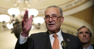 Read more about the article ‘We’re in danger’: Schumer hot mic reveals Dem desperation