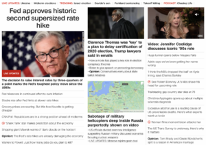 Read more about the article Federal Reserve approves historic fourth straight 3/4 of a point interest hike, November 2, 2022
