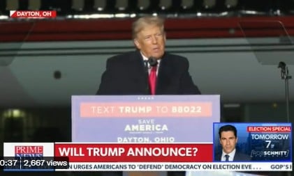 You are currently viewing HERE WE GO! President Trump Tells Ohio Crowd He Will Make a Big Announcement Tuesday from Mar-a-Lago (VIDEO)