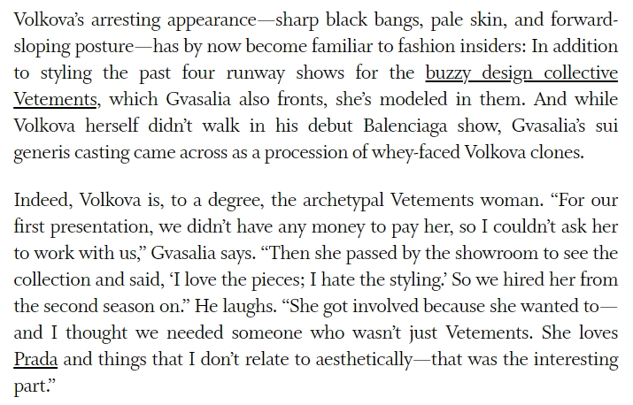 Read more about the article Update #LottaVolkova Has Been Running #Balenciaga from the start, don’t take my