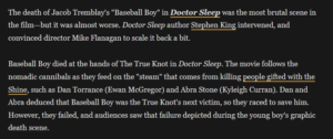 Read more about the article The Shine(3) Those that have watched that scene knows it’s probably one of the m