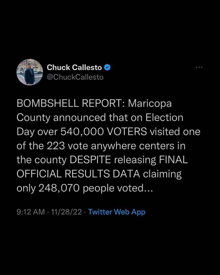Read more about the article Interesting twitter news this morning. Slide through:- Arizona election numbers