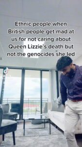 Read more about the article Queen Lizzie took me right tf out  seriously tho… we don’t give af, not sorry