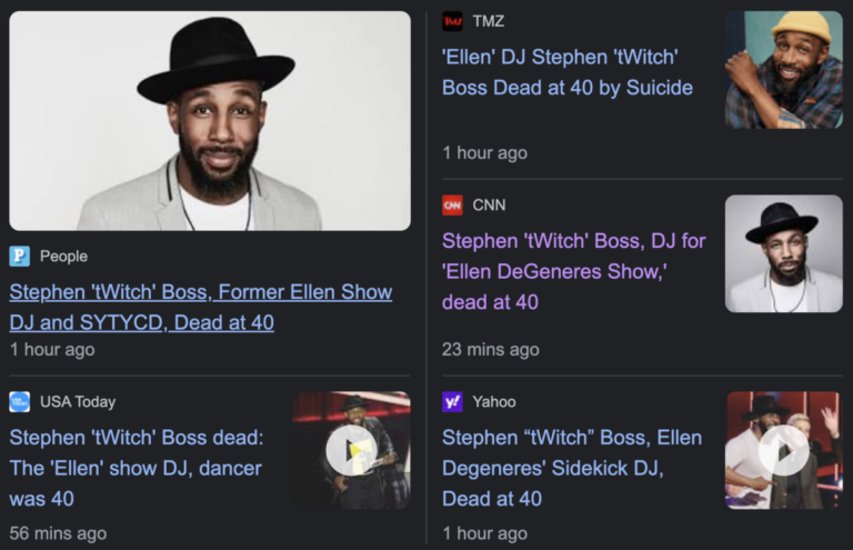 Read more about the article DJ Stephen ‘tWtich’ Boss dead 201 days after Ellen DeGeneres Show ends, December 13, 2022