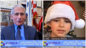 Read more about the article Fauci Lied to a Young Boy Saying He Vaccinated Santa Claus (VIDEO)